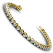2.00CT round cut diamonds tennis bracelets , picture number 2