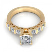 0.95CT princess and round cut diamonds engagement ring , picture number 1