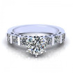 1.40CT round cut diamonds engagement ring , picture number 1