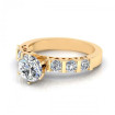0.95CT round cut diamonds engagement ring , picture number 2