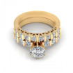 1.45CT round cut diamonds bridal set , picture number 1