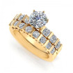1.45CT round cut diamonds bridal set , picture number 0
