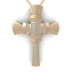 0.75CT round cut diamonds religious pendants , picture number 0