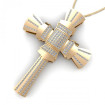0.75CT round cut diamonds religious pendants , picture number 1