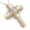 0.75CT round cut diamonds religious pendants , picture number 2