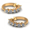 1.50CT round cut diamonds diamond earrings , picture number 1
