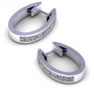0.60CT princess cut diamonds diamond earrings , picture number 1