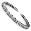 6.50CT princess cut diamonds tennis bracelets , picture number 0
