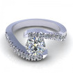 0.85CT round cut diamonds engagement ring , picture number 1