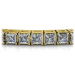 11.00CT princess cut diamonds tennis bracelets , picture number 1