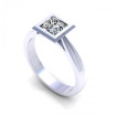 0.35CT princess cut diamonds solitaire ring , picture number 0