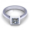 0.35CT princess cut diamonds solitaire ring , picture number 1