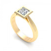0.35CT princess cut diamonds solitaire ring , picture number 0