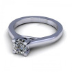 0.80CT cushion cut diamonds solitaire ring , picture number 1