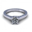 0.80CT cushion cut diamonds solitaire ring , picture number 2