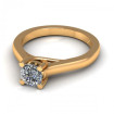 0.35CT cushion cut diamonds solitaire ring , picture number 1