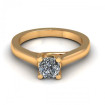 0.35CT cushion cut diamonds solitaire ring , picture number 2