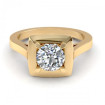 1.00CT round cut diamonds solitaire ring , picture number 2