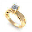 0.35CT cushion cut diamonds solitaire ring , picture number 0