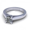 0.35CT cushion cut diamonds solitaire ring , picture number 1