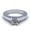0.35CT cushion cut diamonds solitaire ring , picture number 2