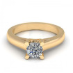 0.35CT cushion cut diamonds solitaire ring , picture number 2