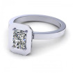 0.80CT radiant cut diamonds solitaire ring , picture number 1
