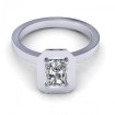 0.45CT radiant cut diamonds solitaire ring , picture number 2