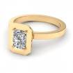 0.35CT radiant cut diamonds solitaire ring , picture number 1
