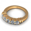 0.80CT round cut diamonds wedding band , picture number 1