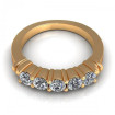 0.80CT round cut diamonds wedding band , picture number 2