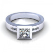 1.70CT princess cut diamonds engagement ring , picture number 1