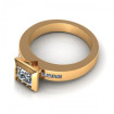 0.55CT princess cut diamonds engagement ring , picture number 2