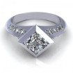 2.50CT princess cut diamonds engagement ring , picture number 1