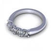 0.85CT round cut diamonds wedding band , picture number 2
