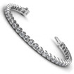 1.00CT round cut diamonds tennis bracelets , picture number 0