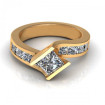 2.05CT princess cut diamonds engagement ring , picture number 1