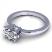 0.55CT radiant cut diamonds solitaire ring , picture number 2
