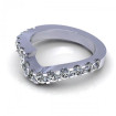 1.30CT round cut diamonds wedding band , picture number 2