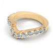 1.30CT round cut diamonds wedding band , picture number 2