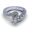 1.85CT princess and round cut diamonds engagement ring , picture number 1