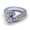 1.85CT round cut diamonds engagement ring , picture number 2
