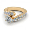 1.65CT round cut diamonds engagement ring , picture number 1
