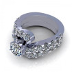 3.15CT round cut diamonds bridal set , picture number 2