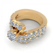 2.95CT round cut diamonds bridal set , picture number 2