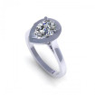 1.00CT pear cut diamonds solitaire ring , picture number 0