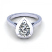 0.45CT pear cut diamonds solitaire ring , picture number 1