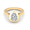 0.35CT pear cut diamonds solitaire ring , picture number 1
