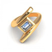 1.50CT emerald cut diamonds solitaire ring , picture number 1