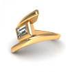 1.50CT emerald cut diamonds solitaire ring , picture number 2